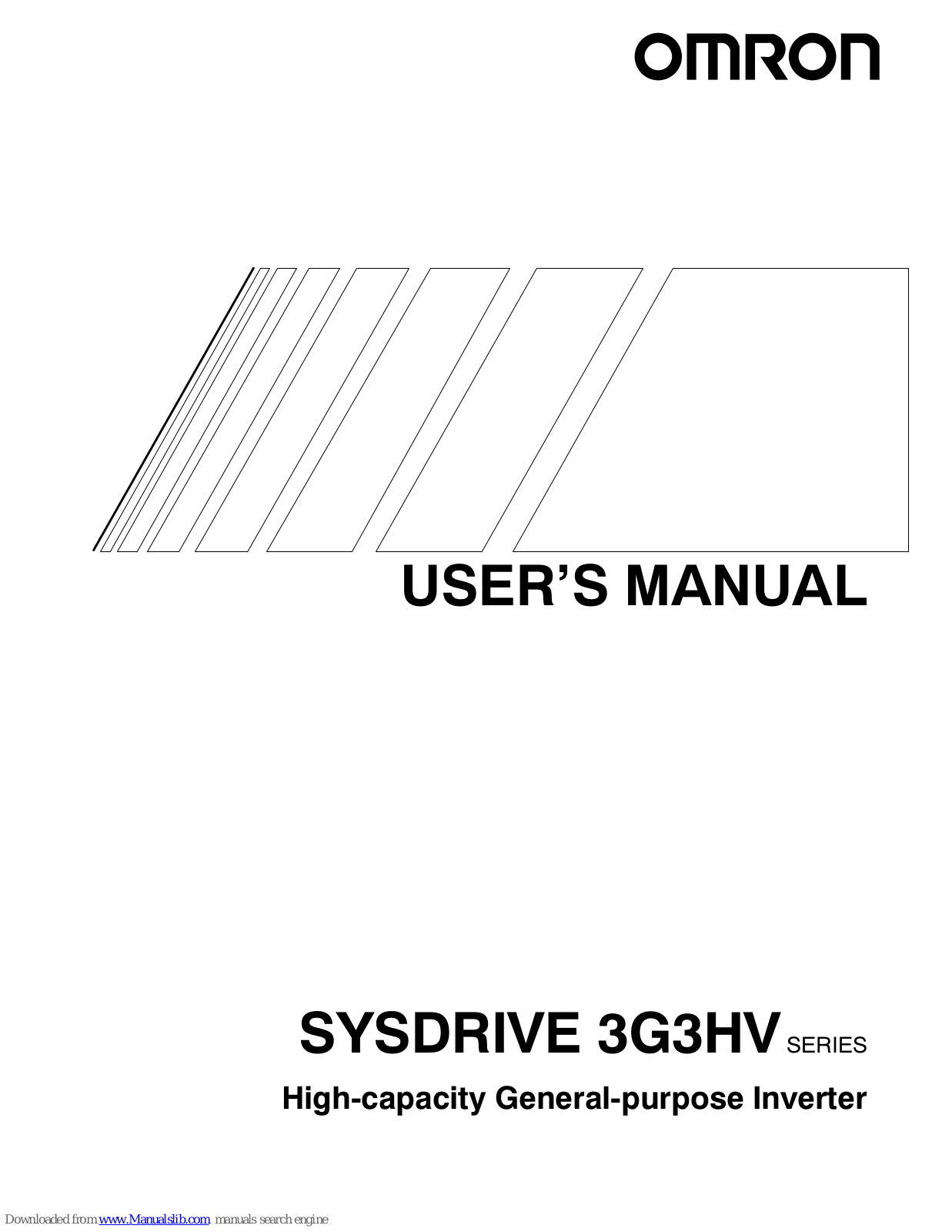 Omron SYSDRIVE 3G3HV User Manual