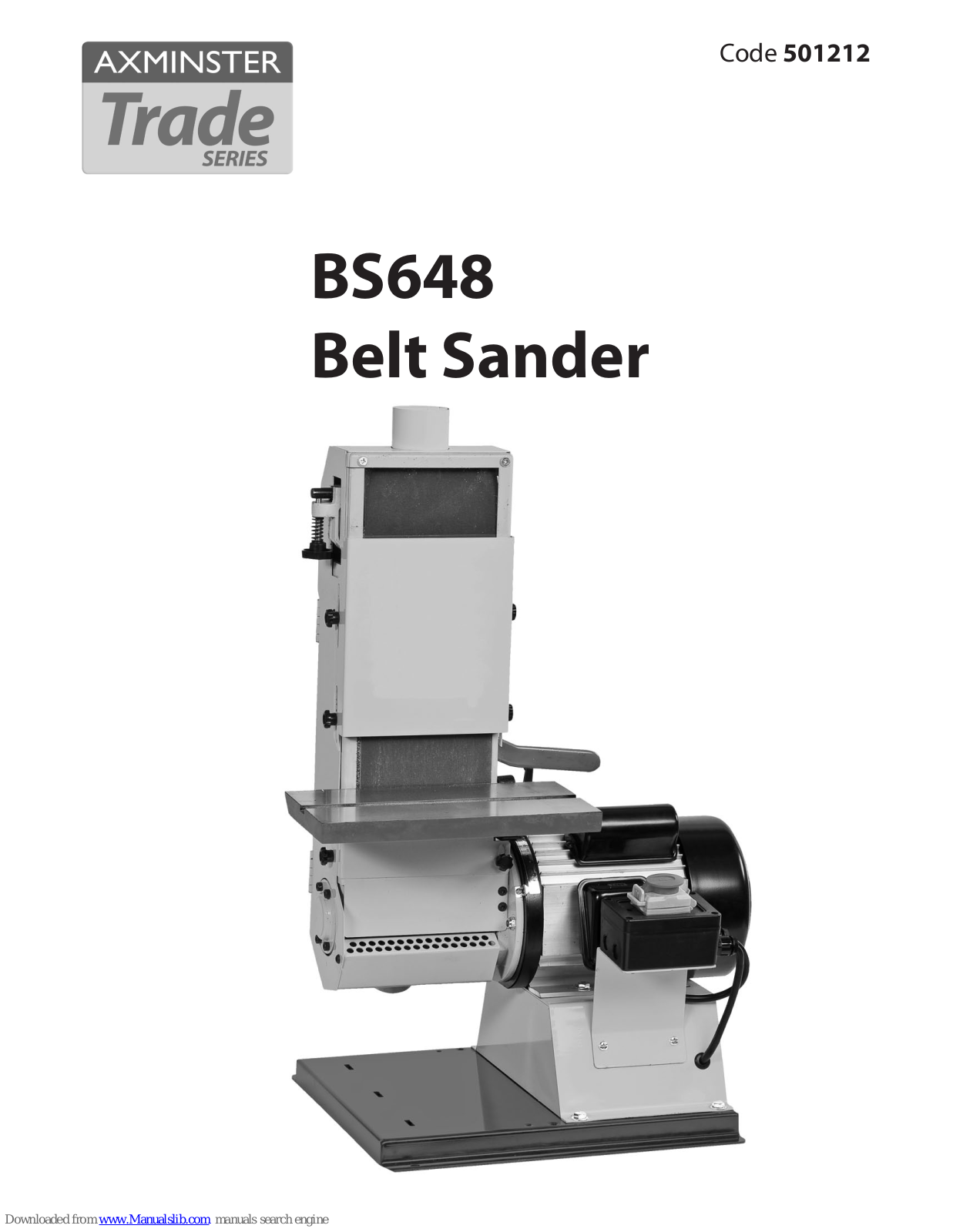 Axminster BS648 User Manual - ManualMachine.com