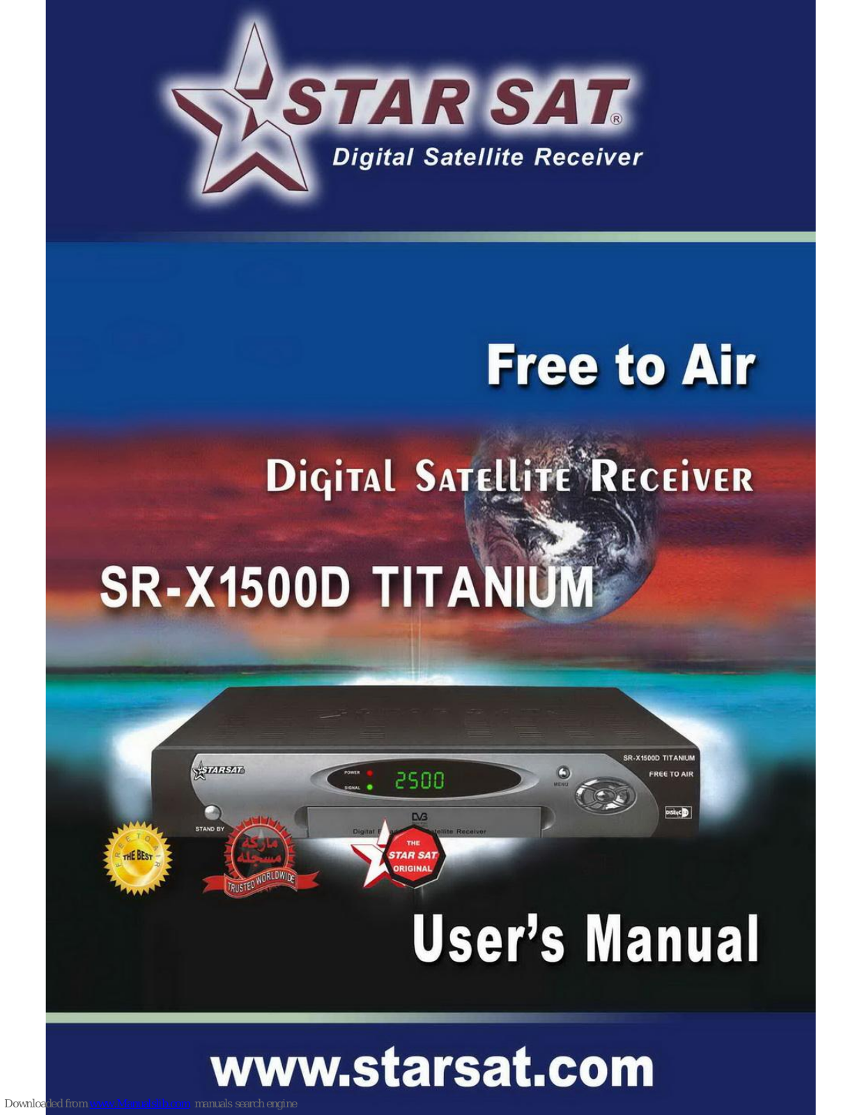 star sat SR-X1500D TITANIUM User Manual