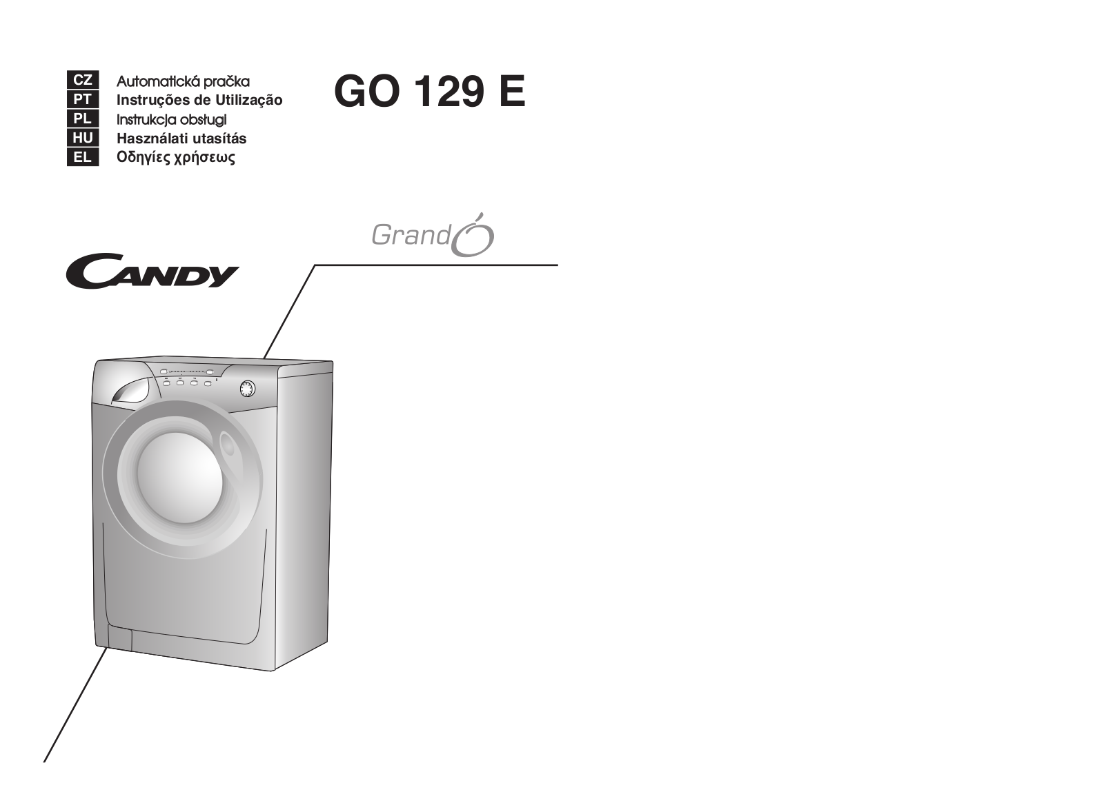 Candy GO 129E User Manual