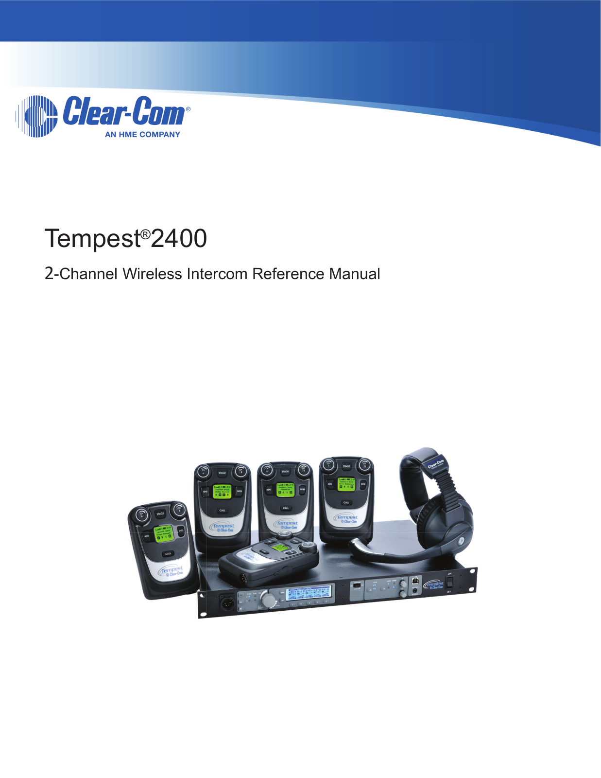 Clear-Com Tempest2400 User Manual