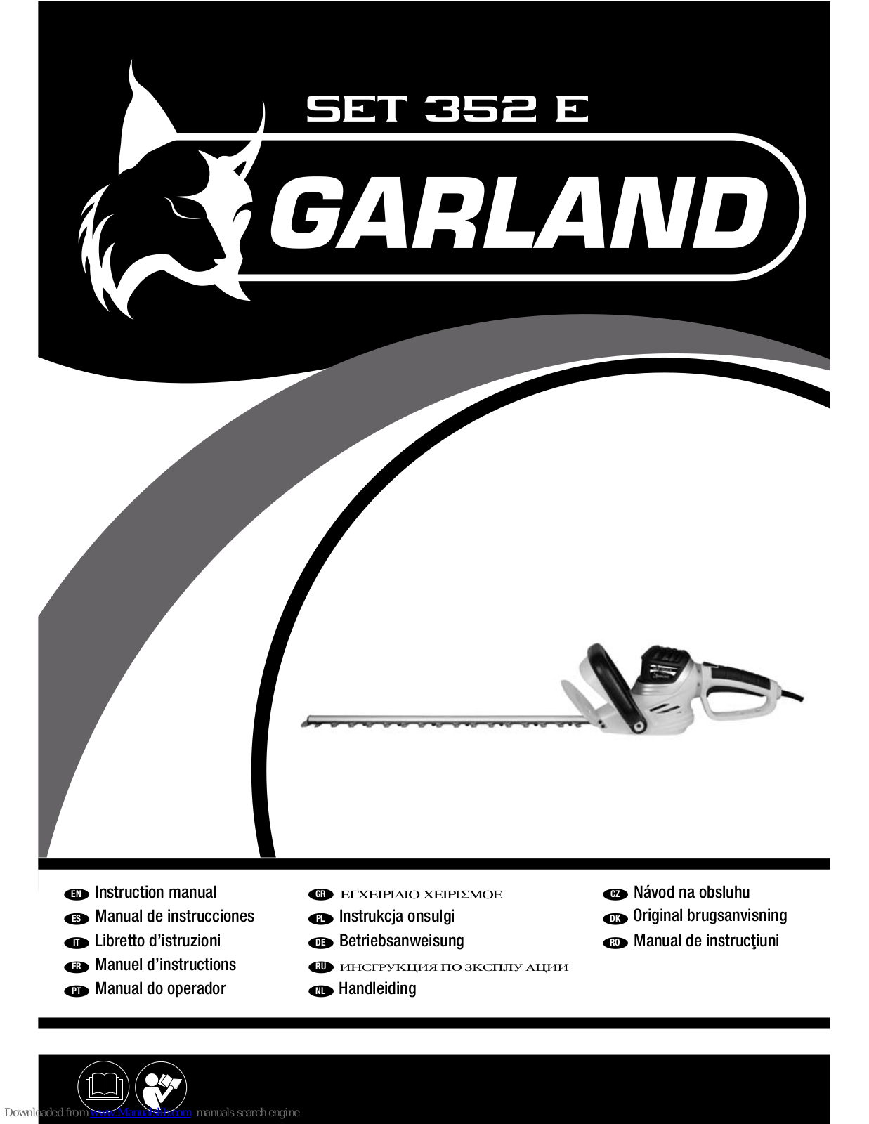 Garland SET 352 E Instruction Manual