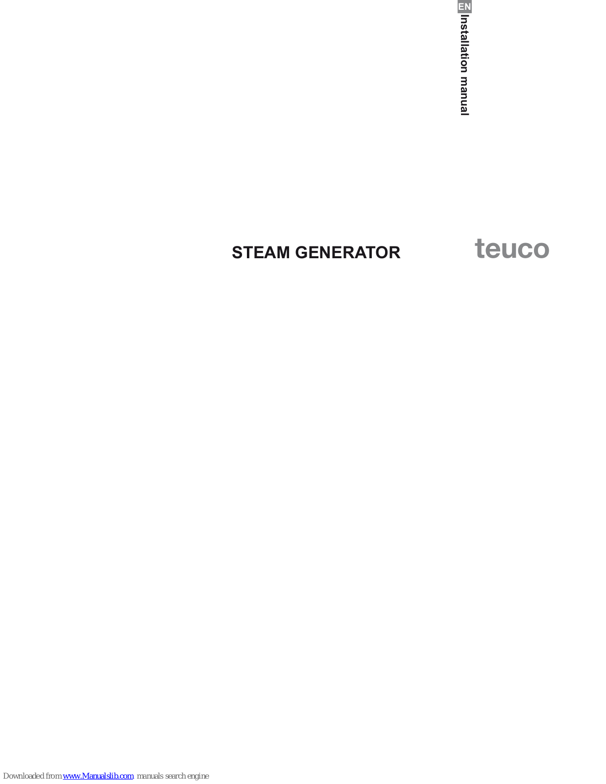 Teuco HA01, HA02, HA03, HA04, HA05 Installation Manual - ManualMachine.com