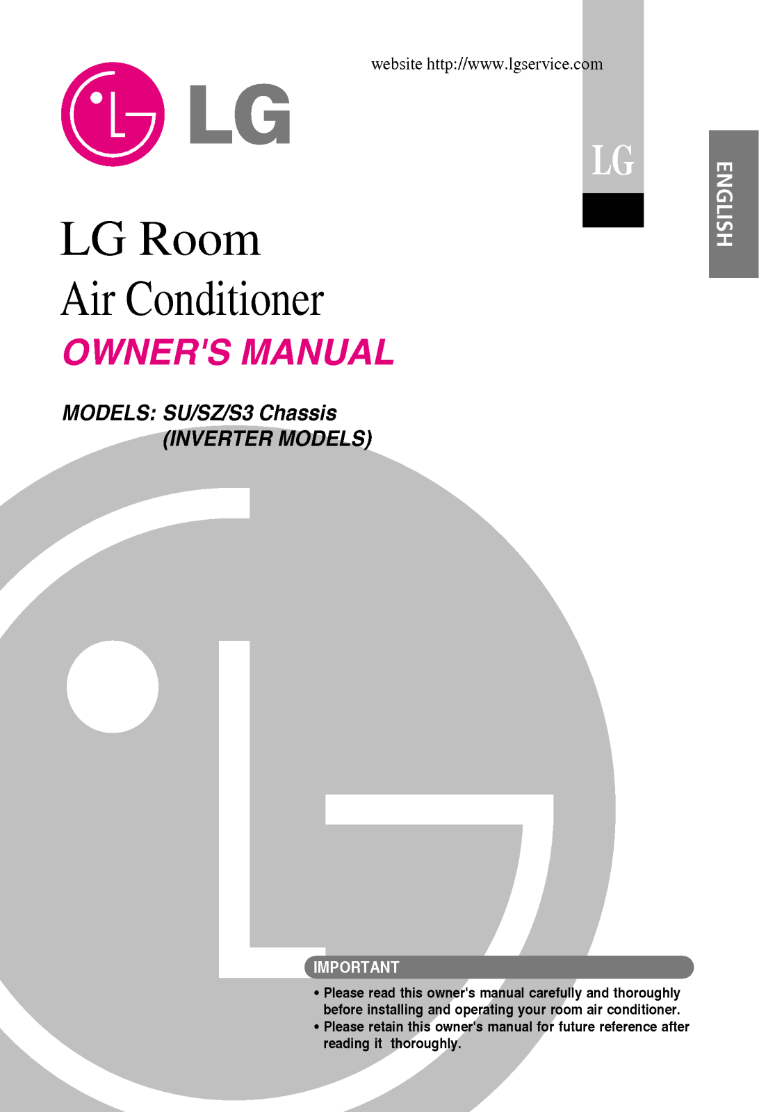 LG LSZ244VT-5A User Manual