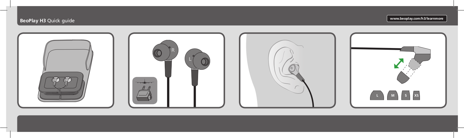 Bang & Olufsen BeoPlay H3 User Manual