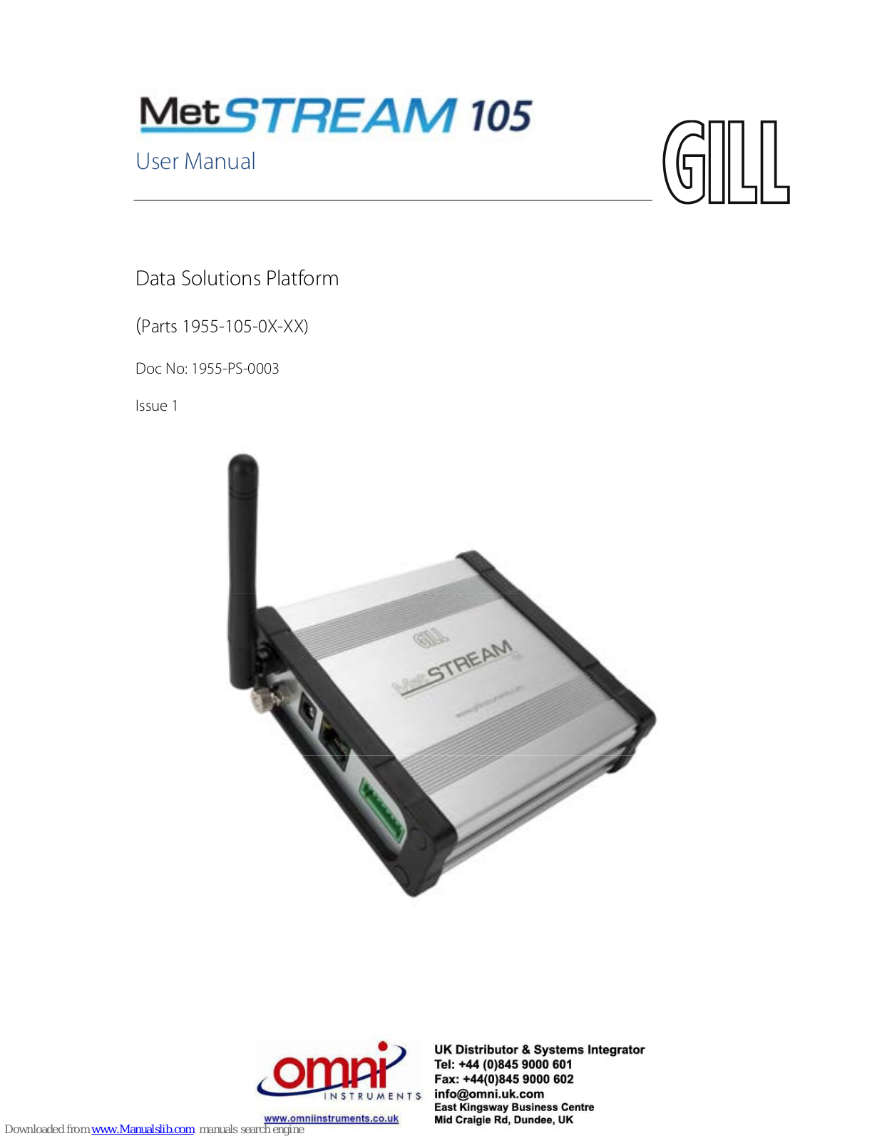 Gill Instruments MetStream 105 User Manual