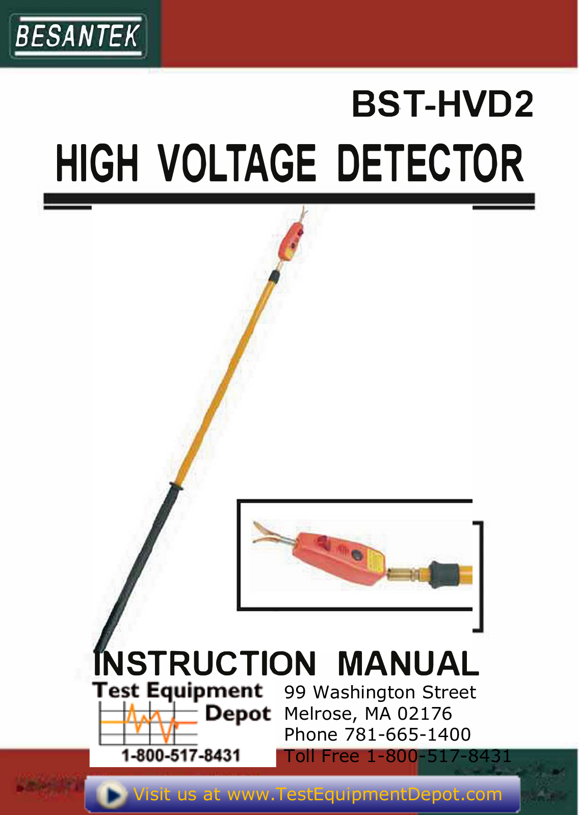 Besantek BST-HVD2 Instruction Manual