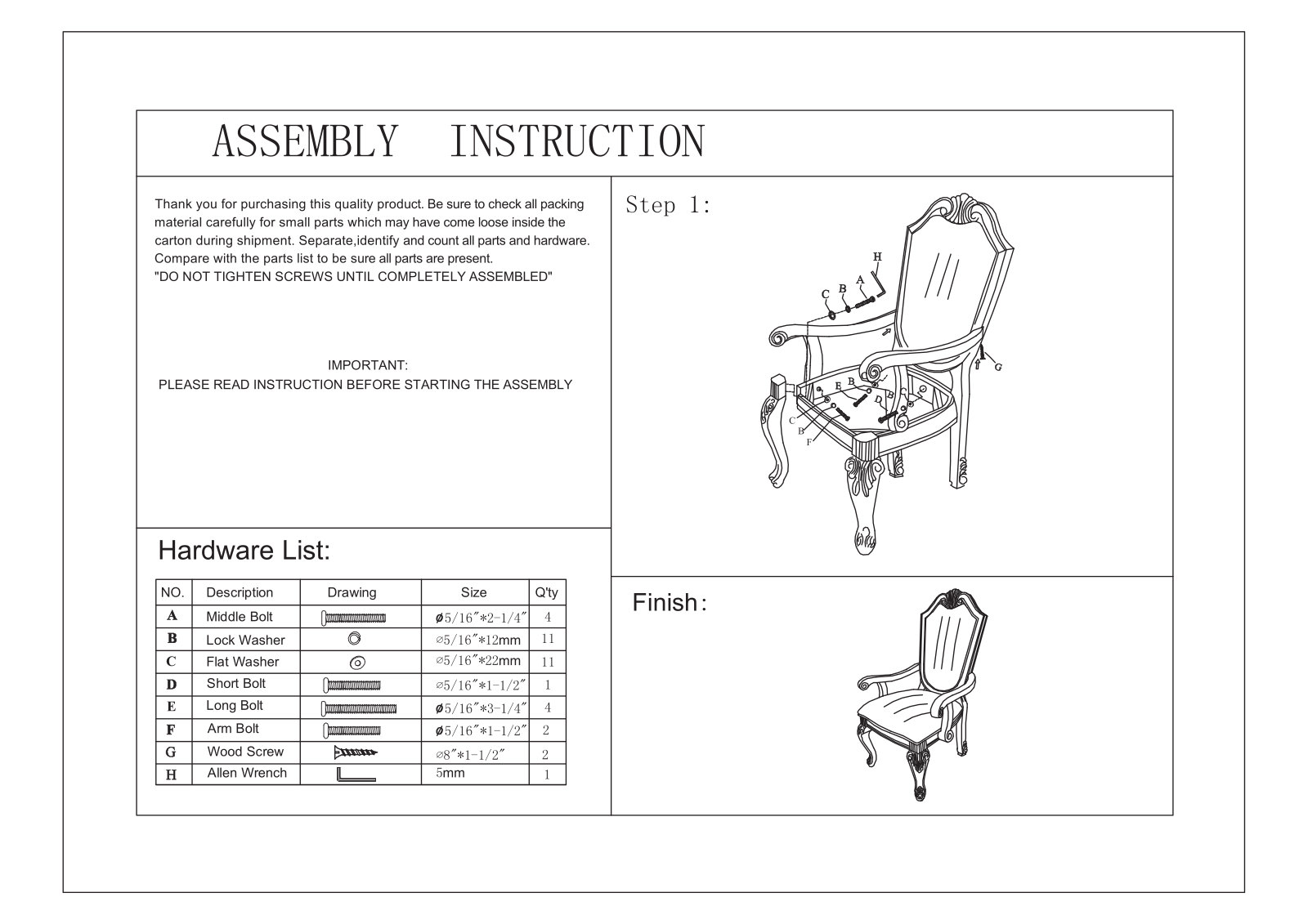 Lark Manor™ ATGD4621 Installation & Assembly - ManualMachine.com