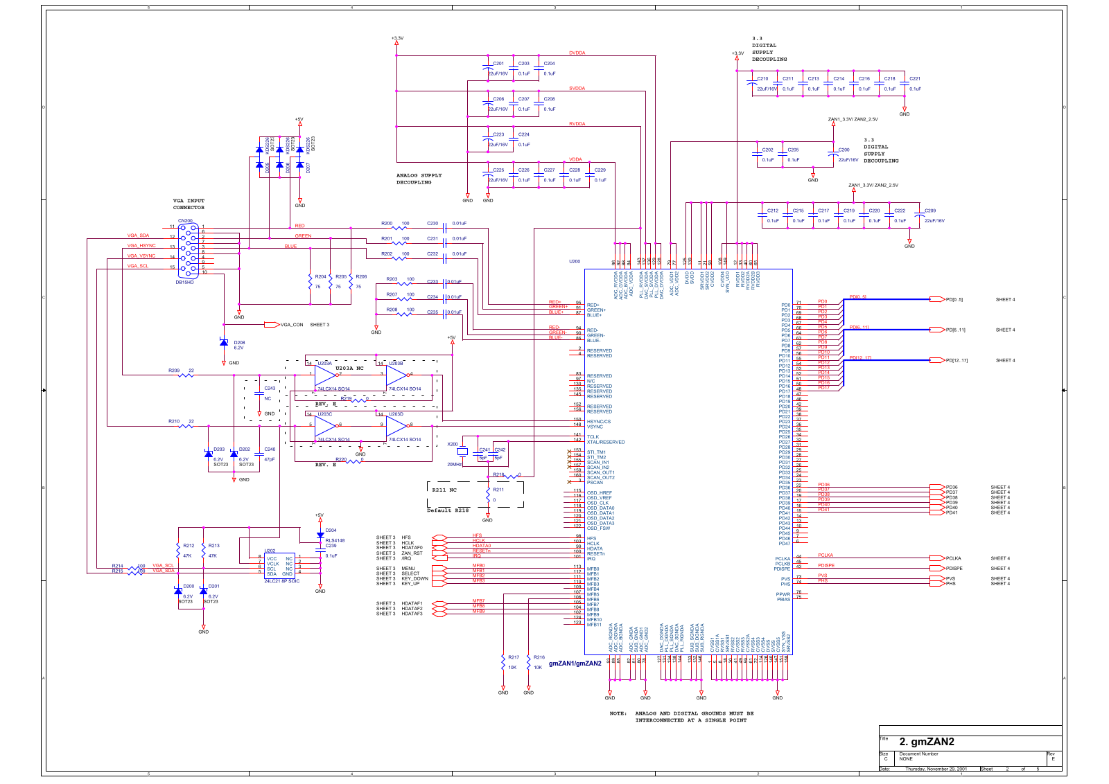 Hyundai L50A, L50C Schematic