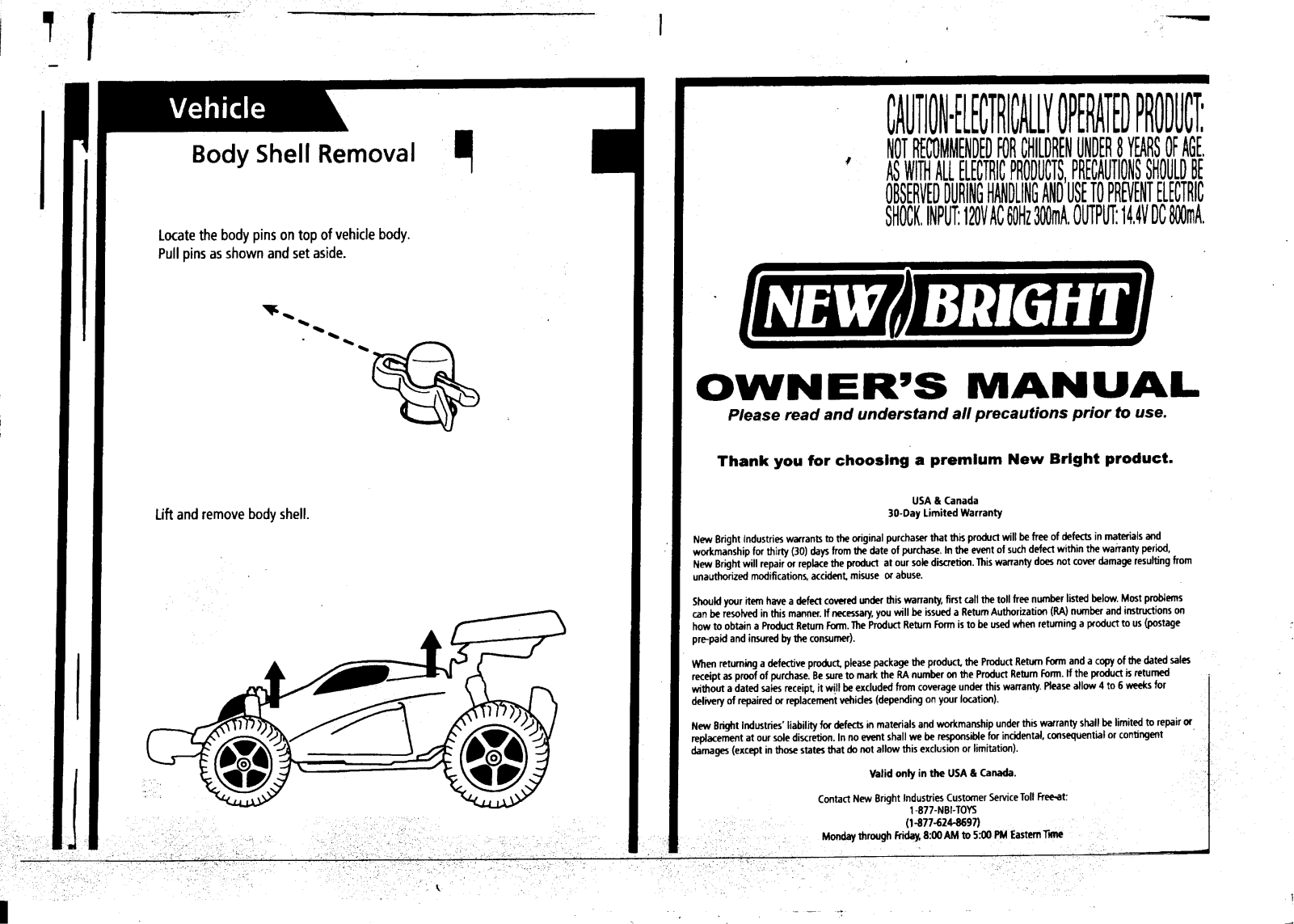 New Bright Co GF510 User Manual