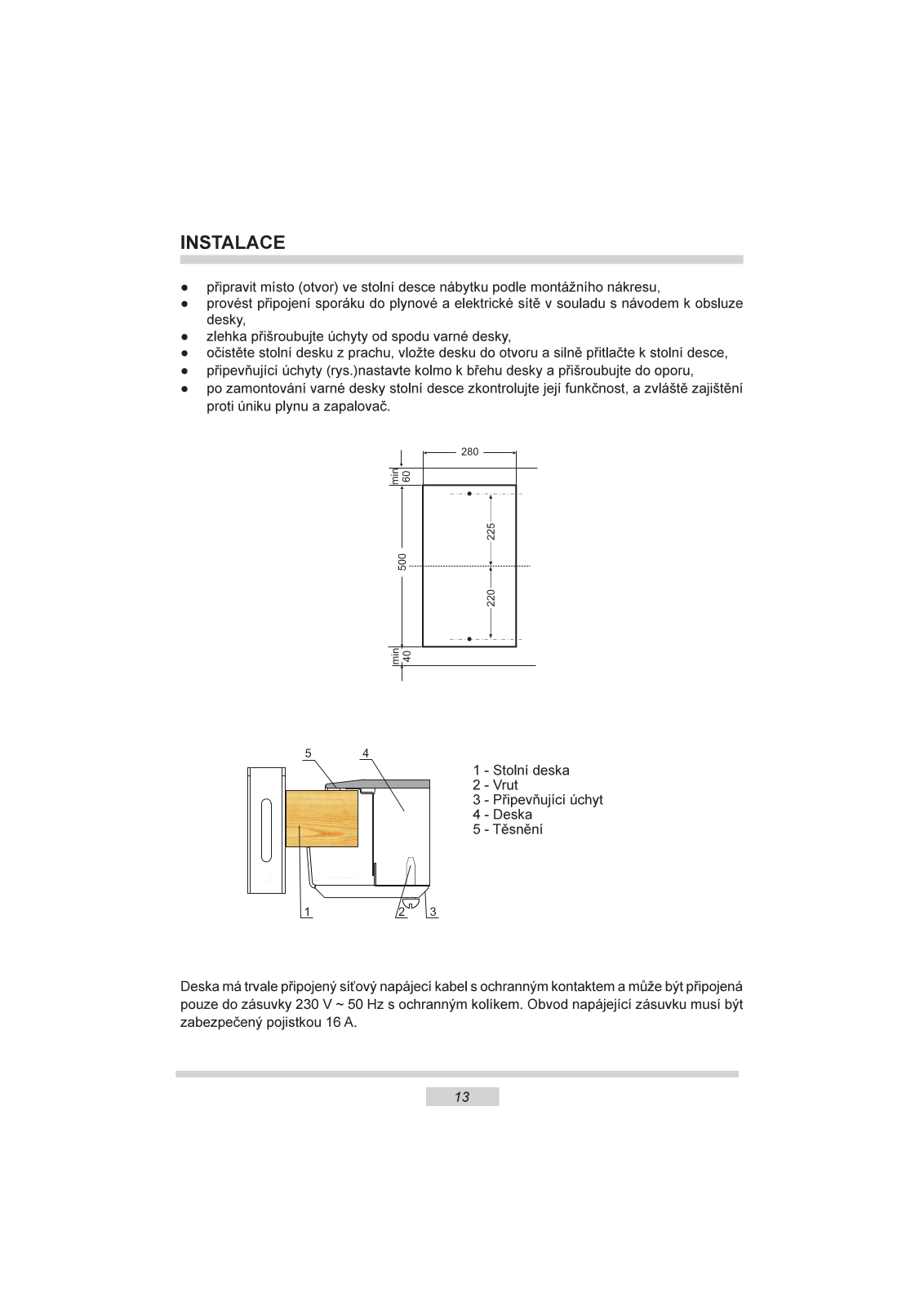 Amica DDP 3203 ZBX User Manual