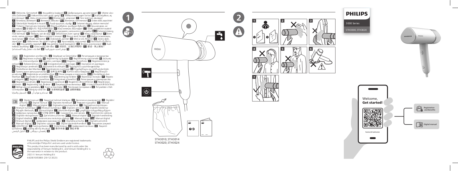 Philips STH3000, STH3020 Quick start guide - ManualMachine.com