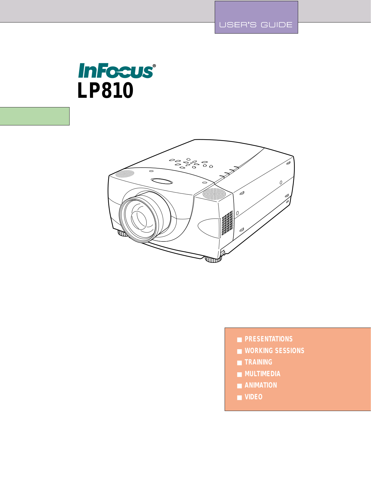 InFocus LP810 User Manual