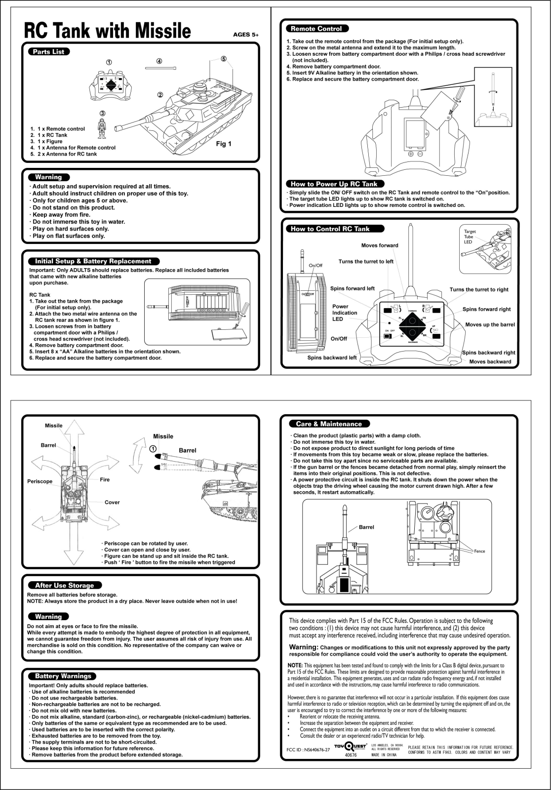 Manley Toys 40676 27 User Manual