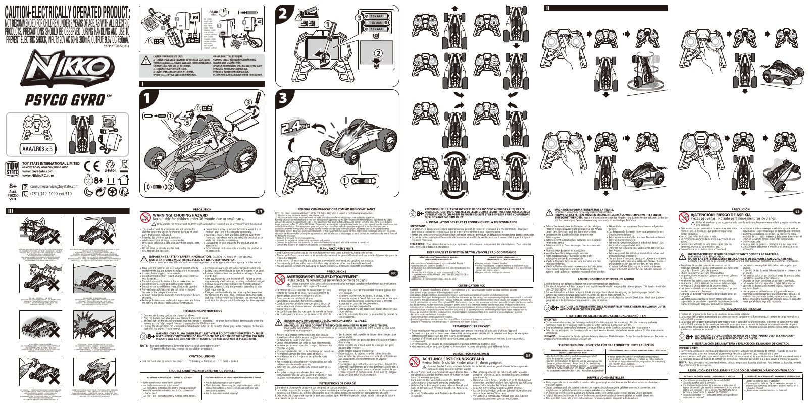 Toy State 90250T24, 90250R24 Users manual