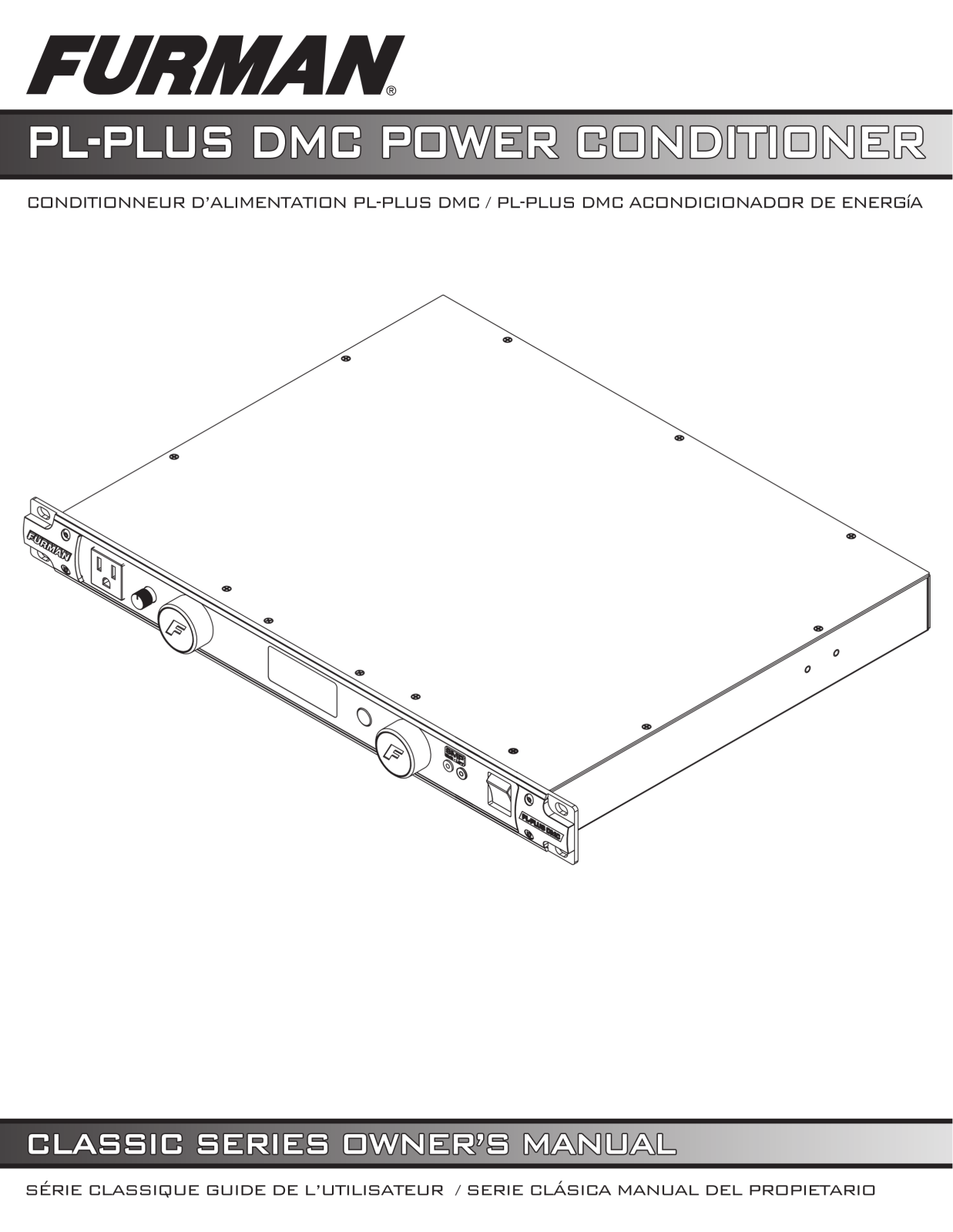 Furman PL-PLUS DMC Users Manual