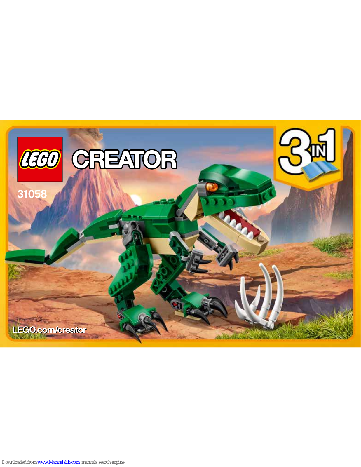 LEGO CREATOR 31058 Building Instructions