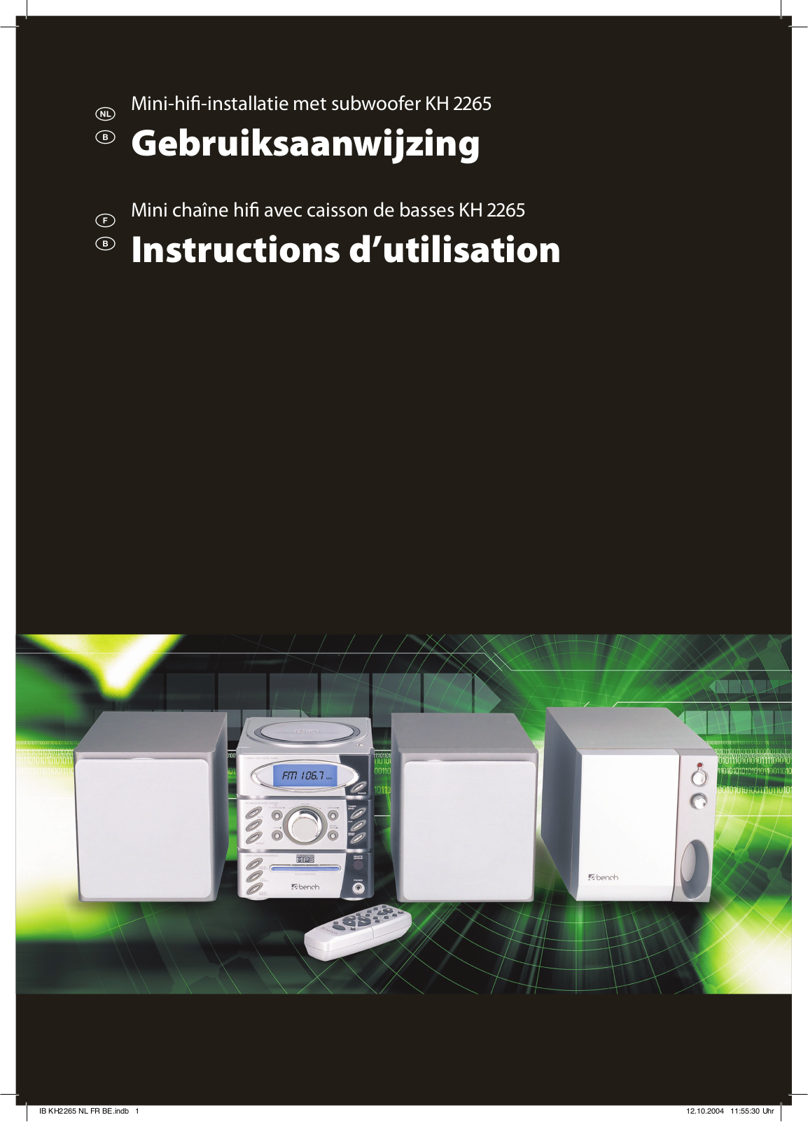 EBENCH KH 2265, KH 2266 User Manual