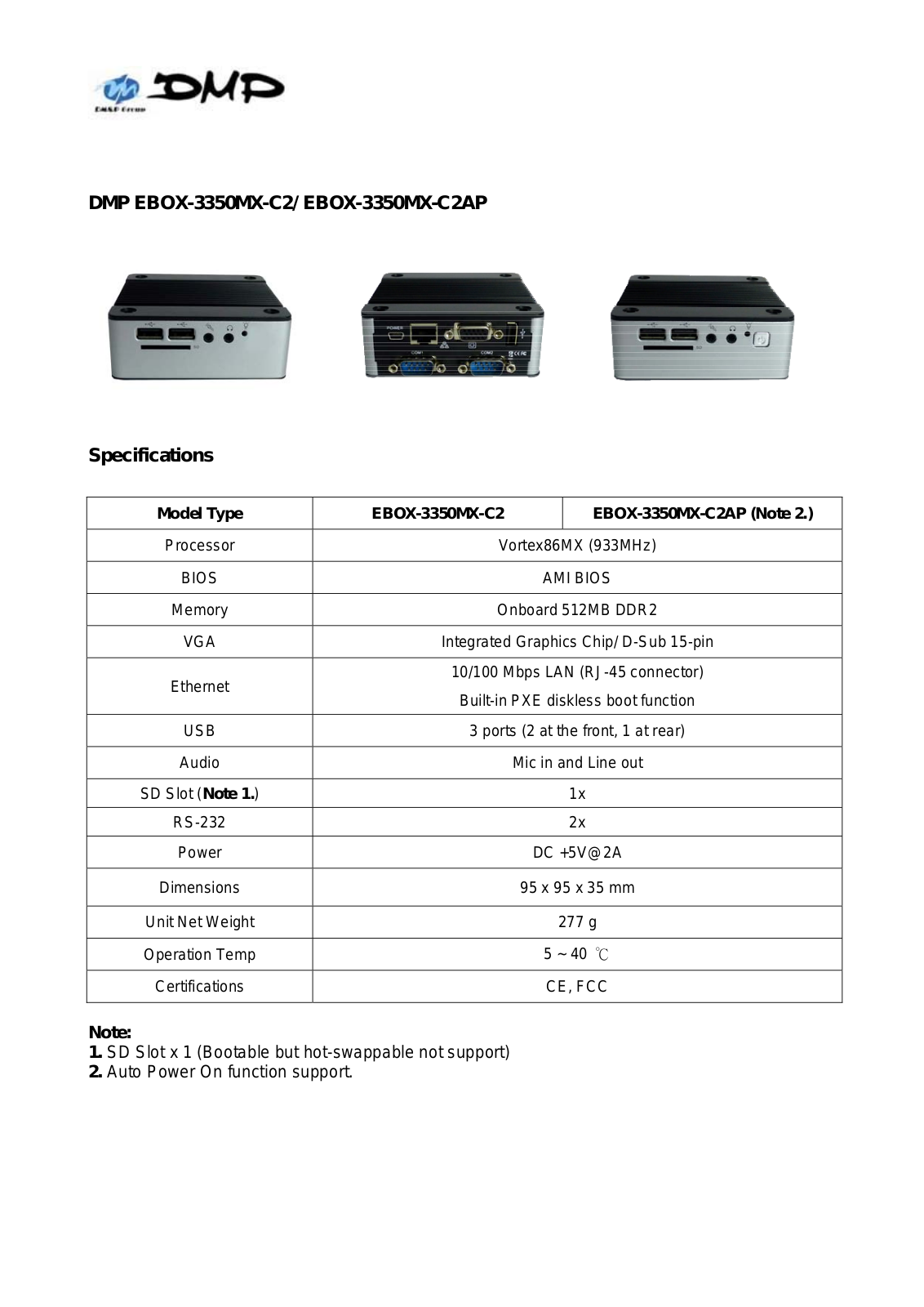 Impulse EBOX-3350MX-C2AP User Manual