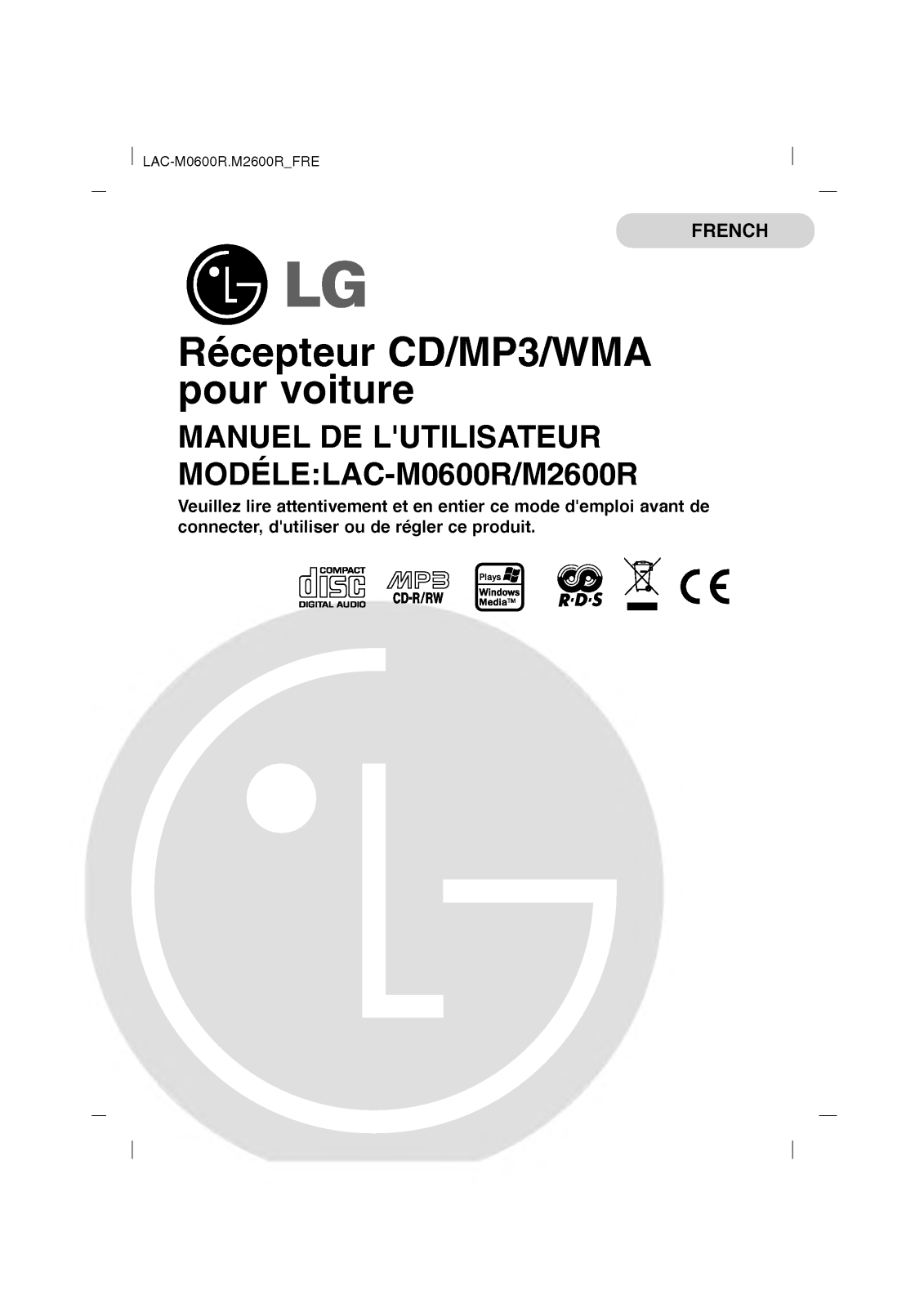 LG LAC-M2600R, LAC-M0600R User Manual