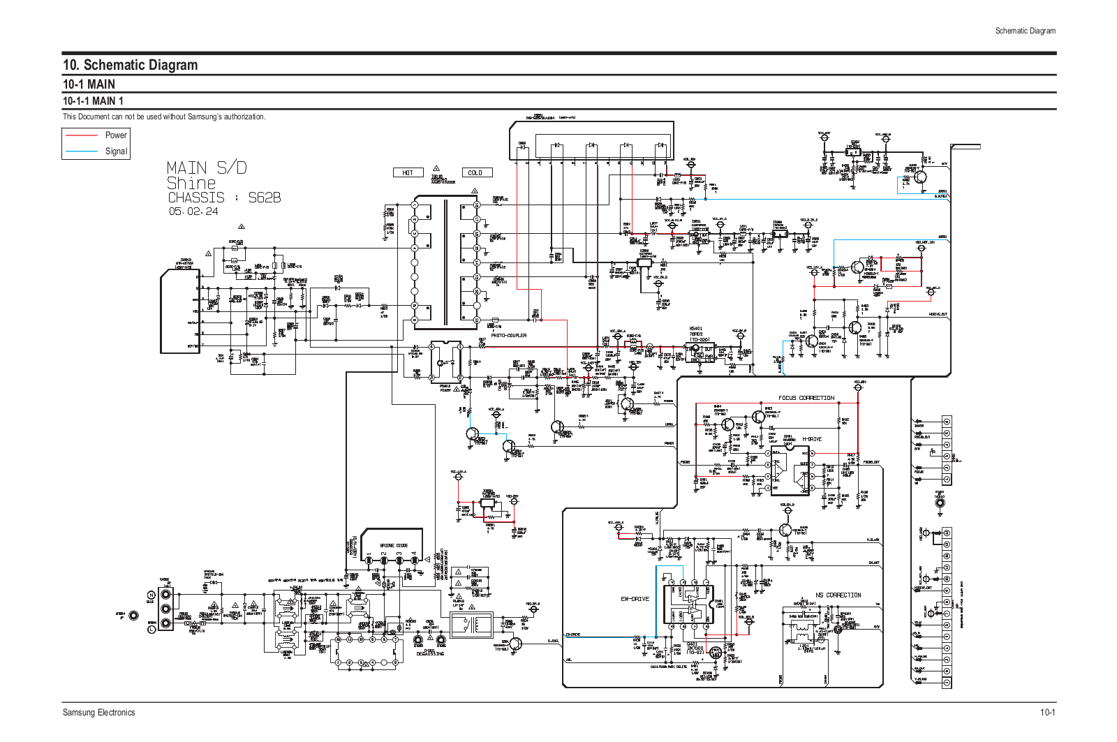 Samsung S62B Schematic