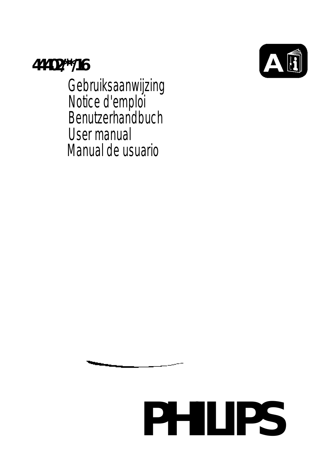 Philips 44402/**/16 User Manual - ManualMachine.com