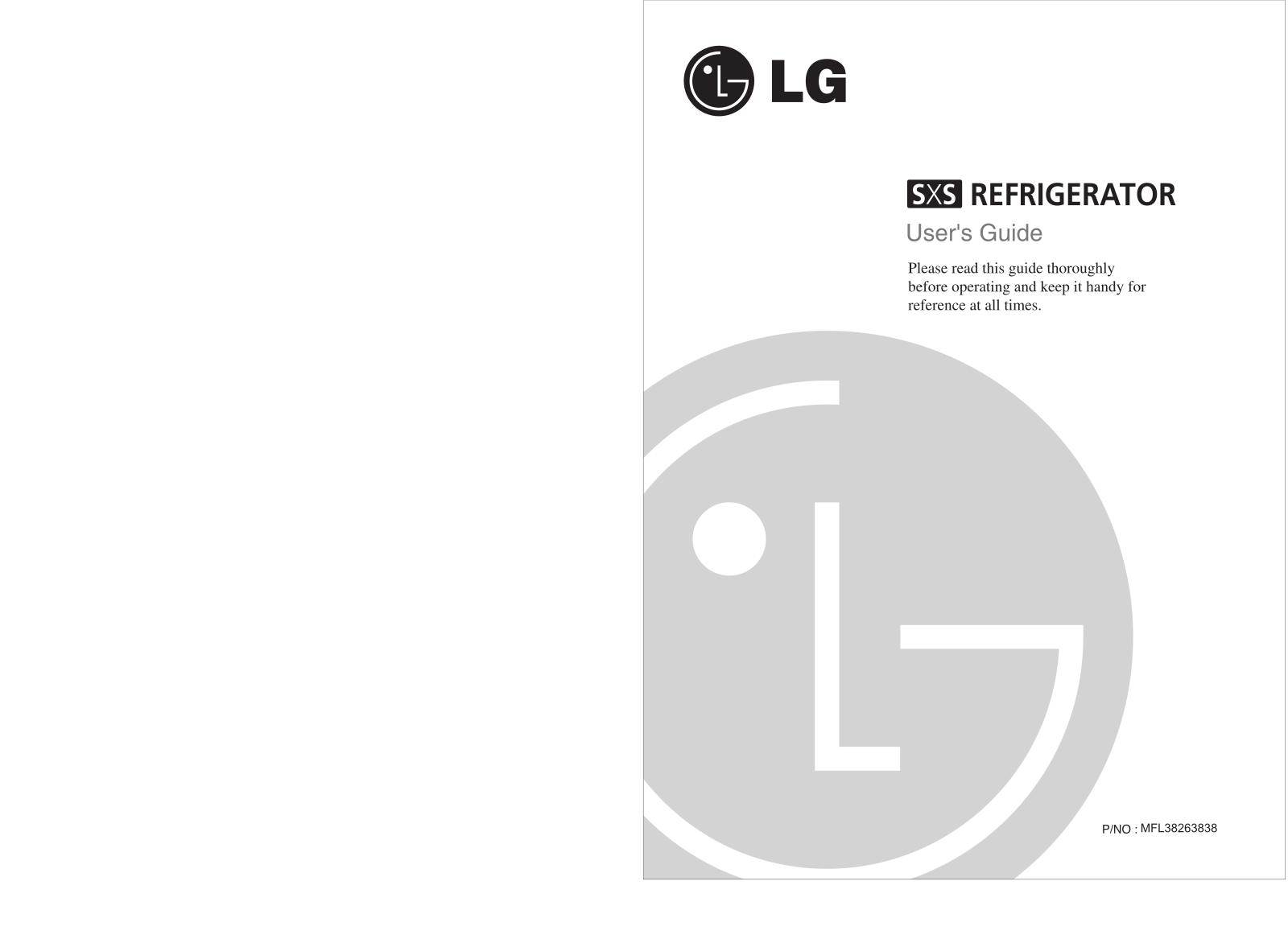 LG GC-B207FVC Owner’s Manual