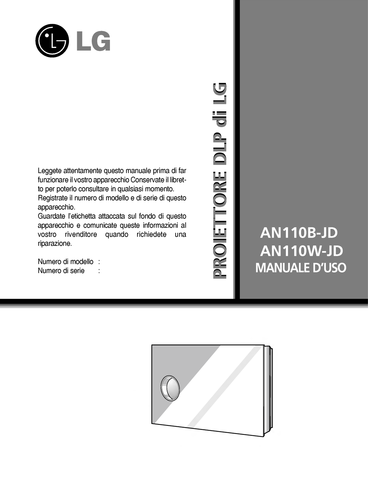 Lg AN110W-JD, AN110B-JD User Manual