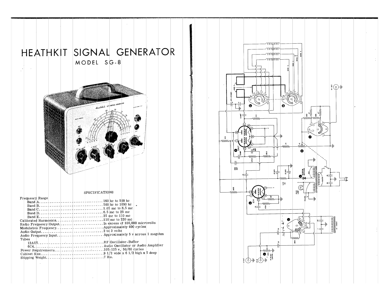 HEATHKIT SG-8 User Manual