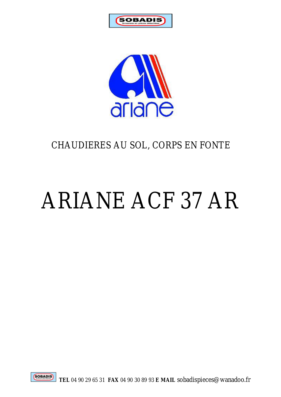 Ariane ACF 37 AR User Manual