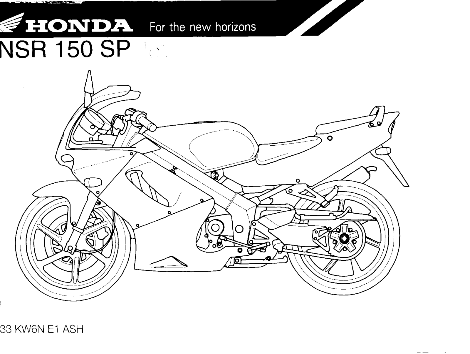 Honda NSR150SP 2002 Owner's Manual