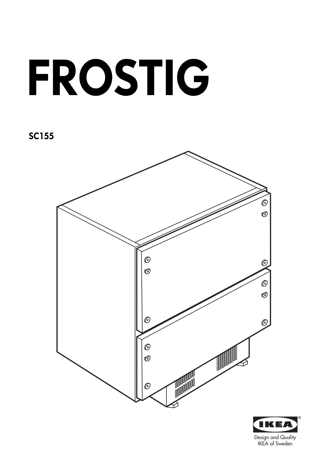 IKEA FROSTIG SC155 User Manual