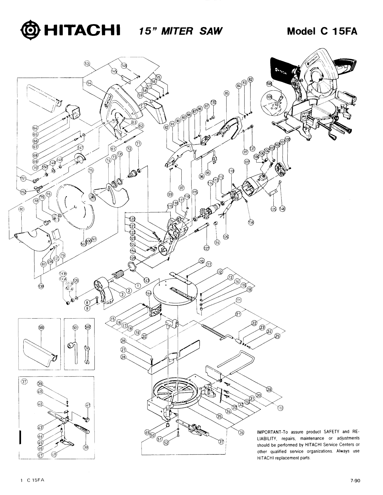 Hitachi C15FA User Manual