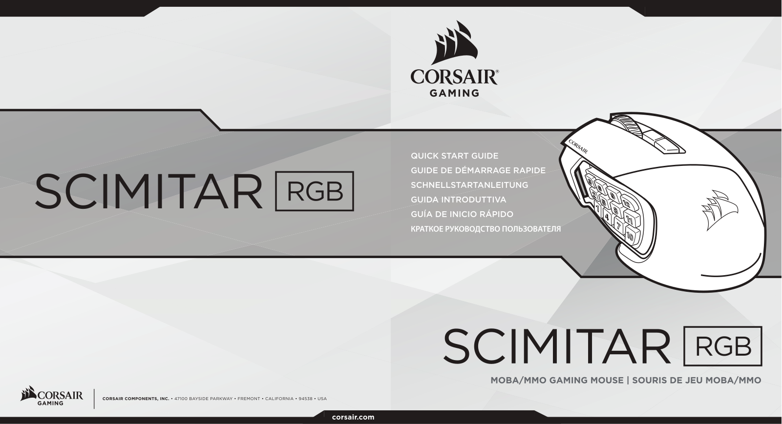 Corsair Scimitar User Manual