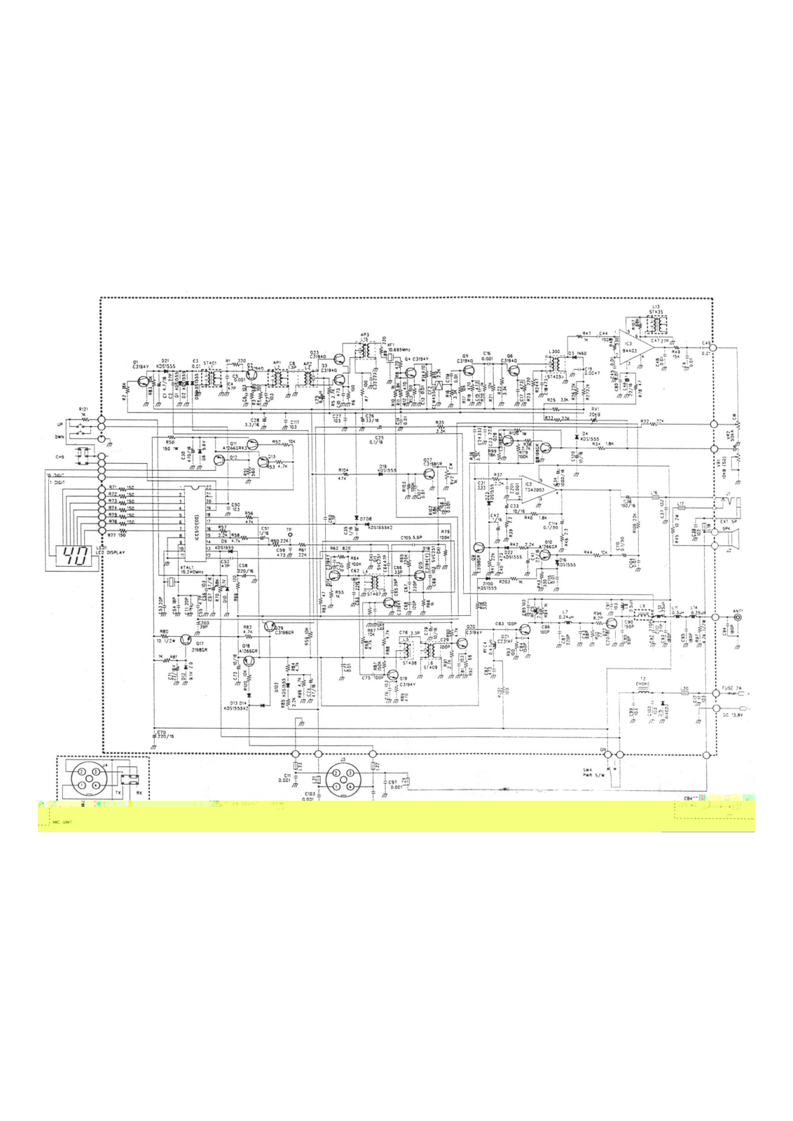 Dragon CB-407 Schematic