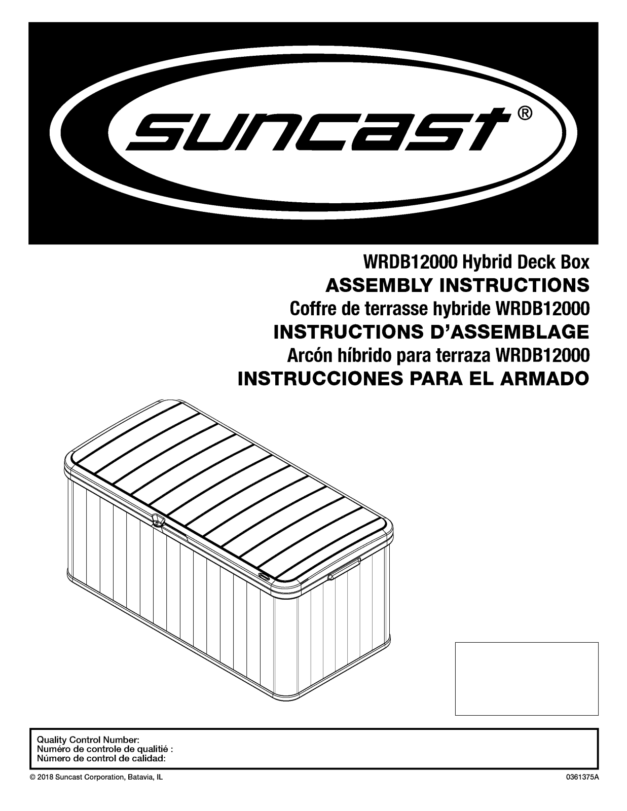Suncast XA1667 Installation & Assembly - ManualMachine.com