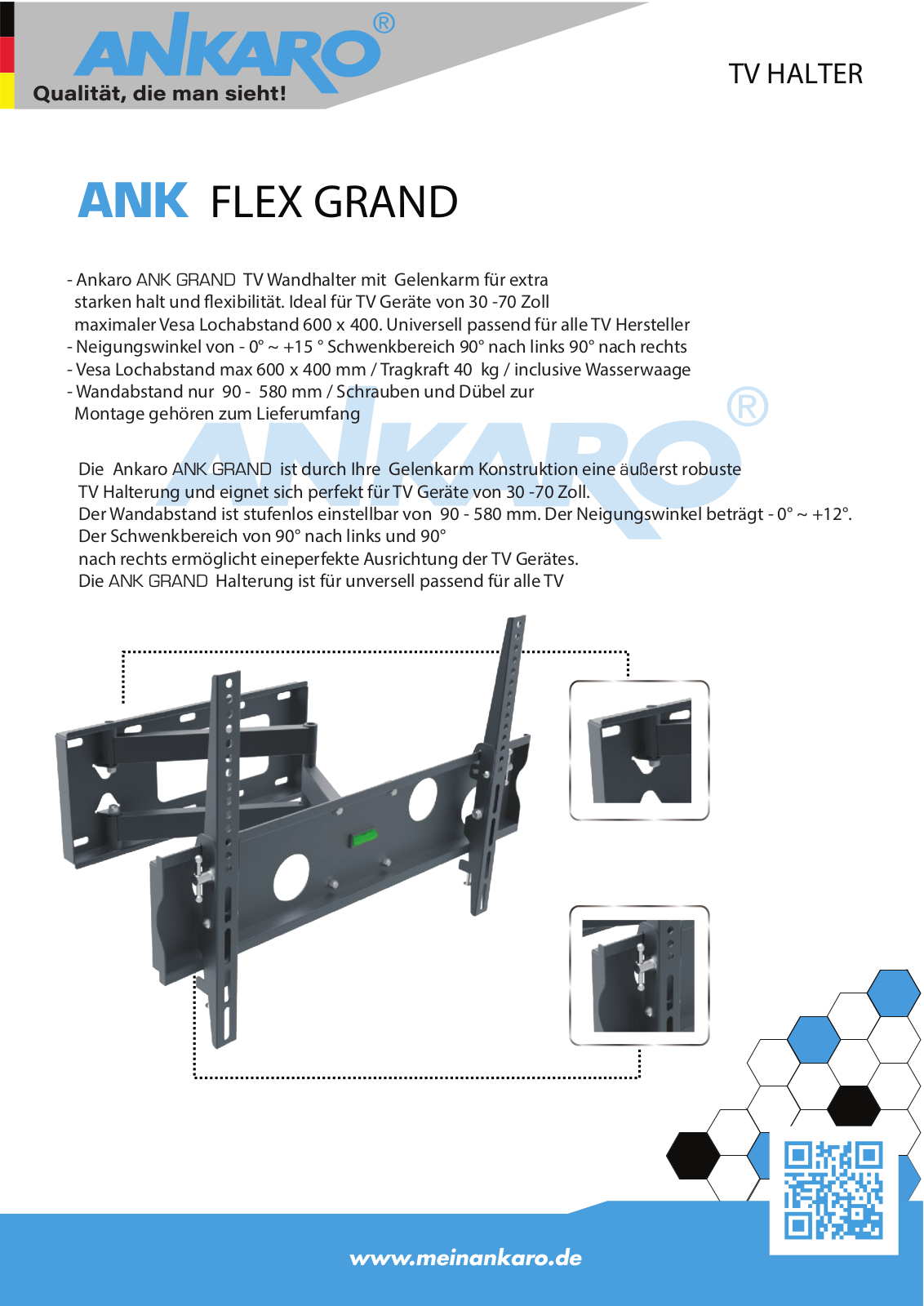 ANKARO ANK FLEX GRAND Datasheet - ManualMachine.com