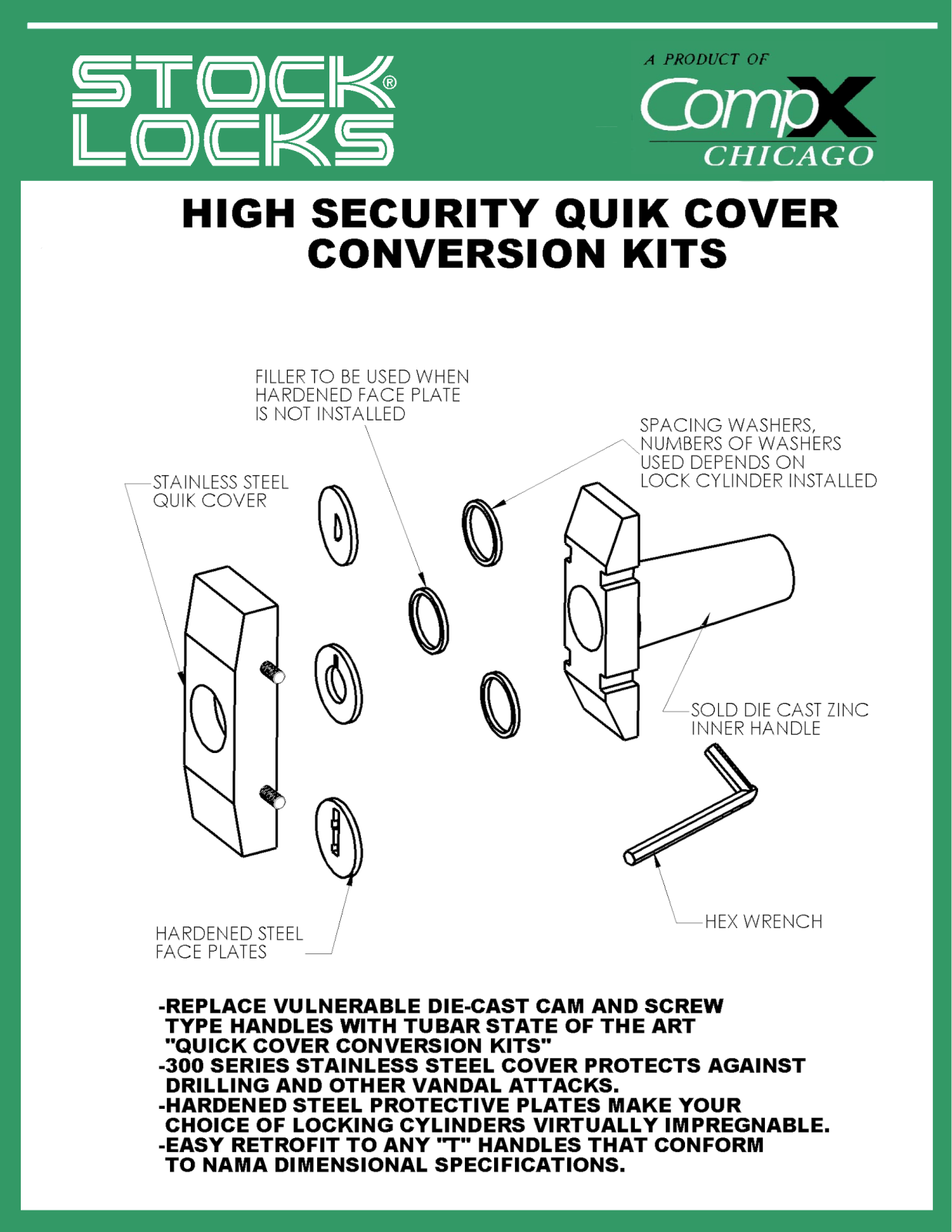 Compx QUIKCOVER drawing