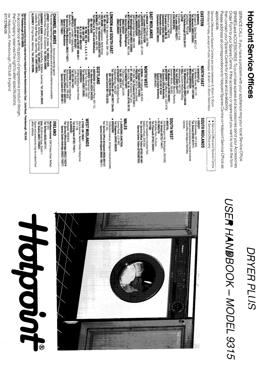 Hotpoint-Ariston HB9315 User Manual