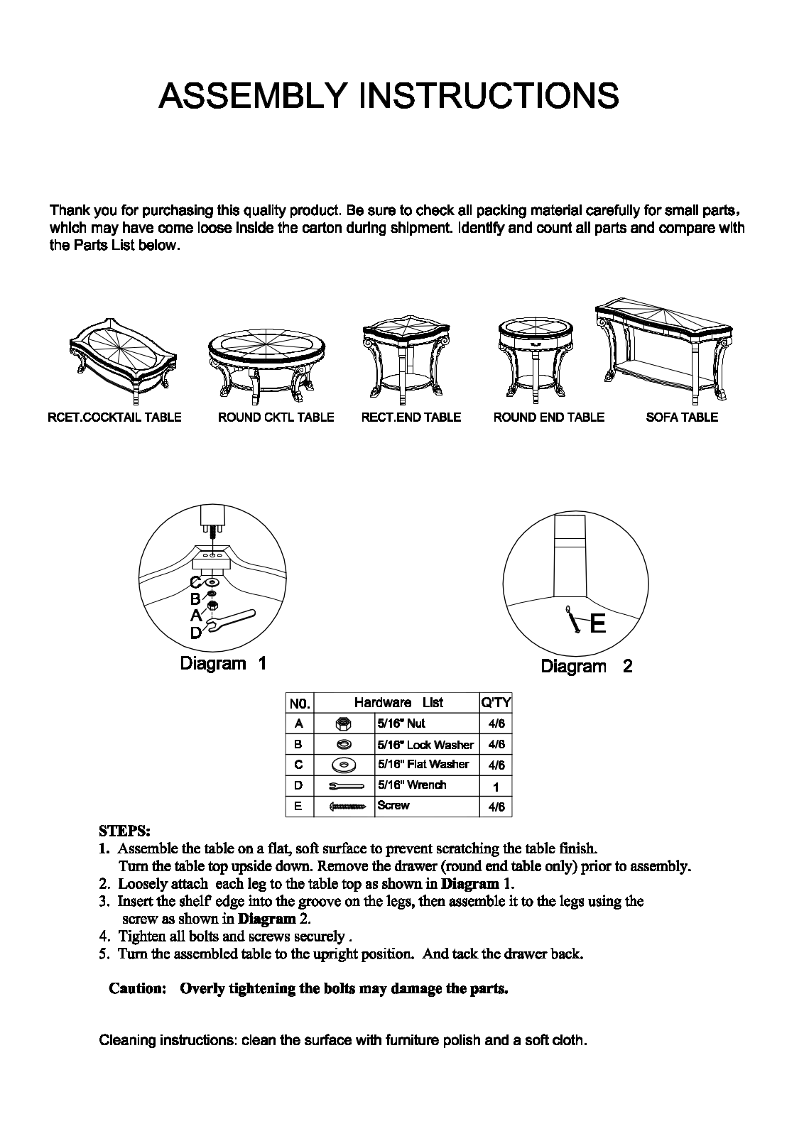 Lark Manor™ ASTG2008 Assembly Guide - ManualMachine.com