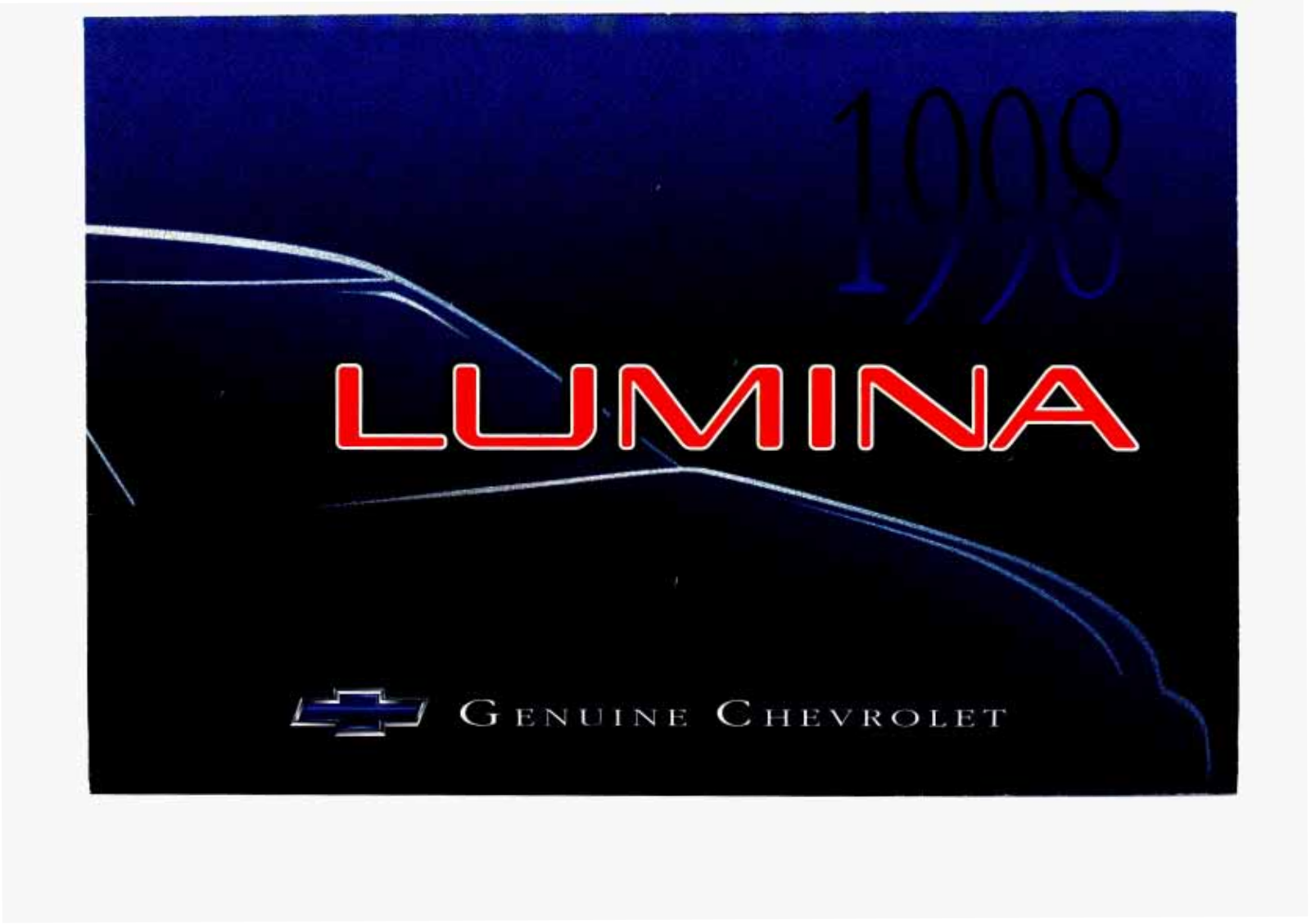 Chevrolet Lumina Police Taxi Pkgs 1998 Owner's Manual