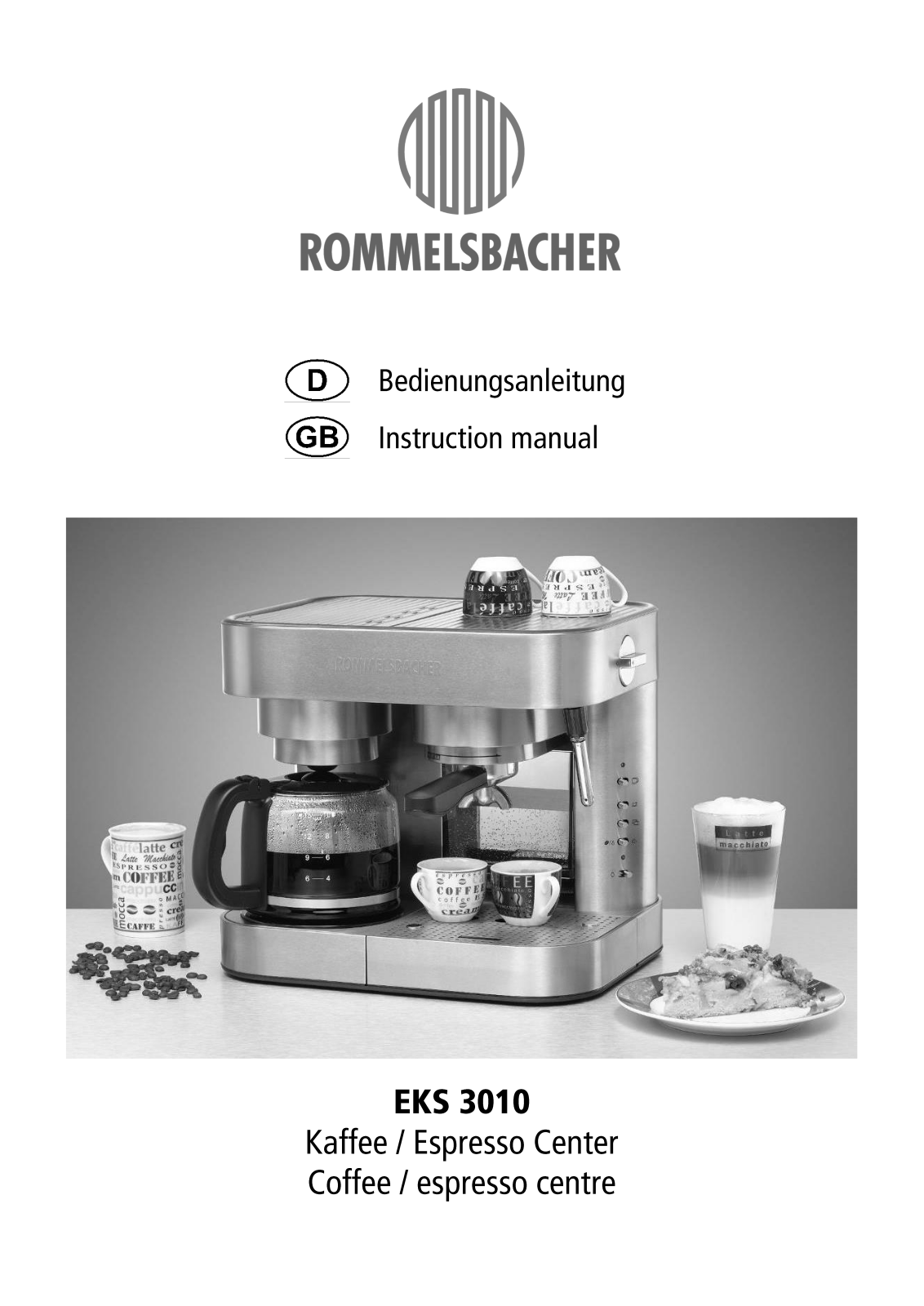 Rommelsbacher EKS 3010 operation manual