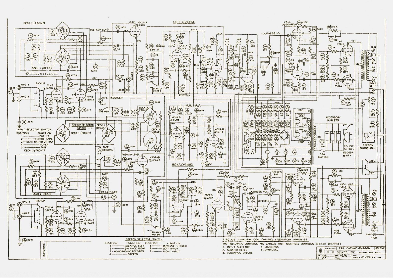 Scott 296 Schematic