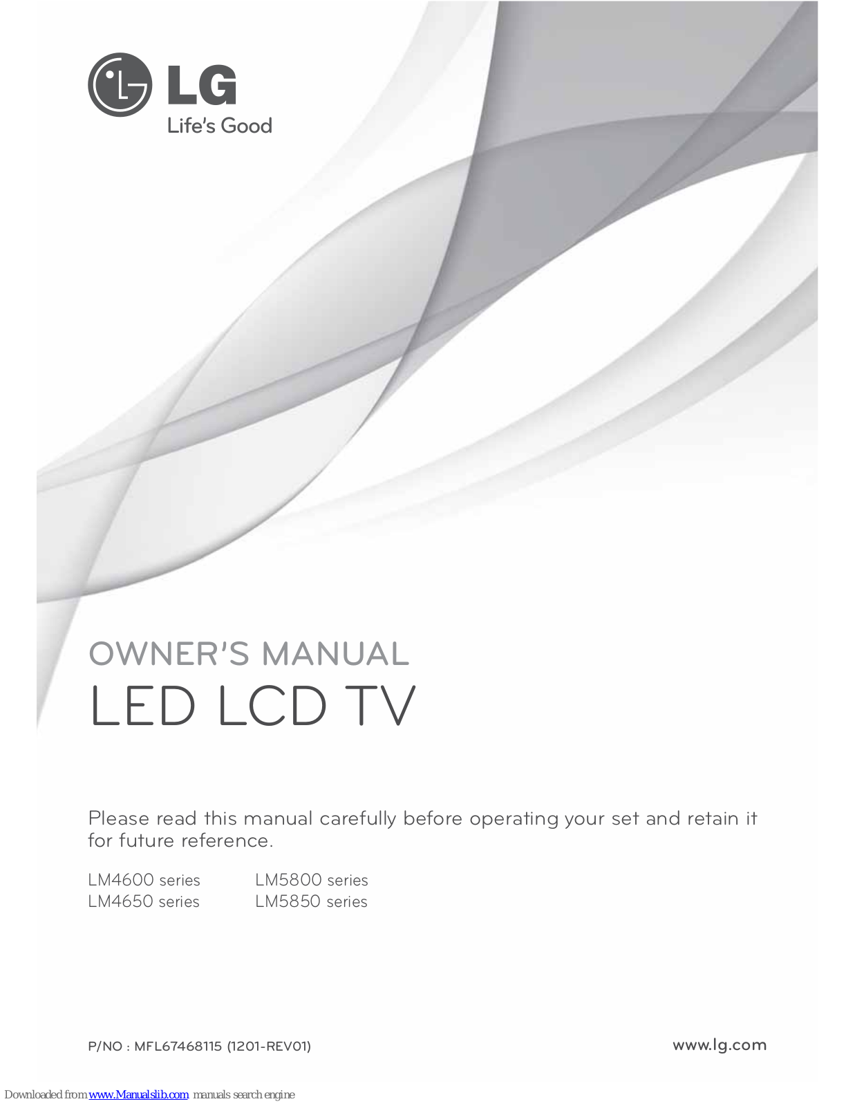 LG 42LM4600, LM4600 series, 47LM4600, 42LM4650, 47LM4650 Owner's Manual