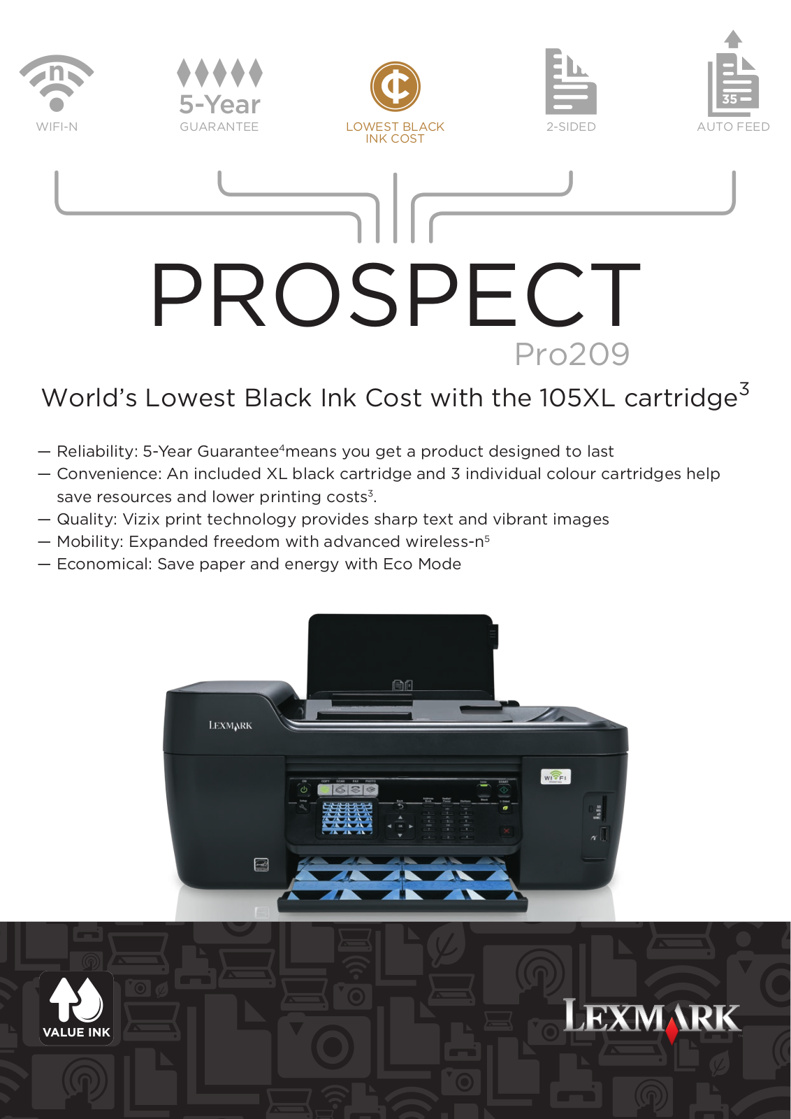 Lexmark Pro209 User Guide