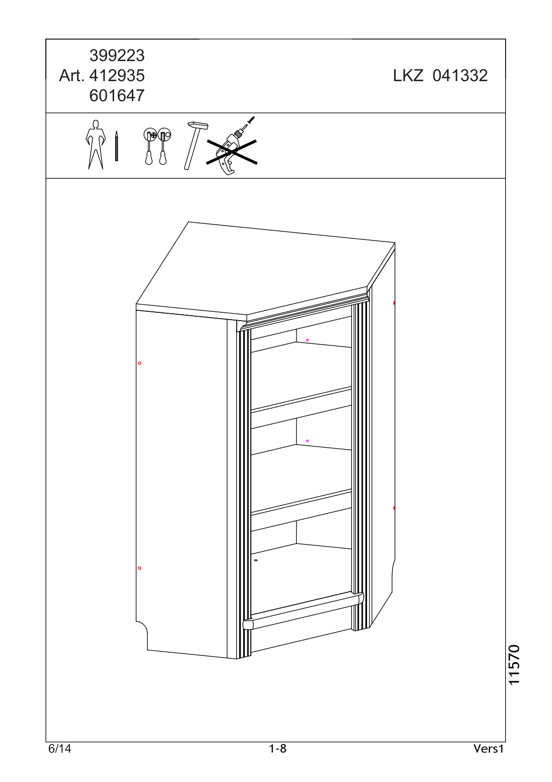 Home affaire Soeren Assembly instructions