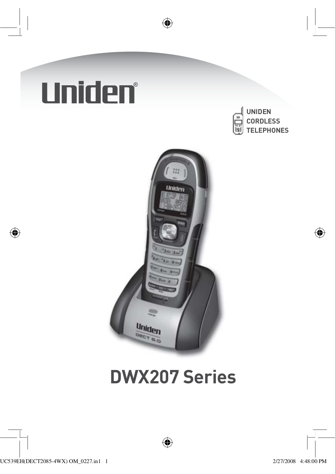 Uniden America UC518WP Users manual