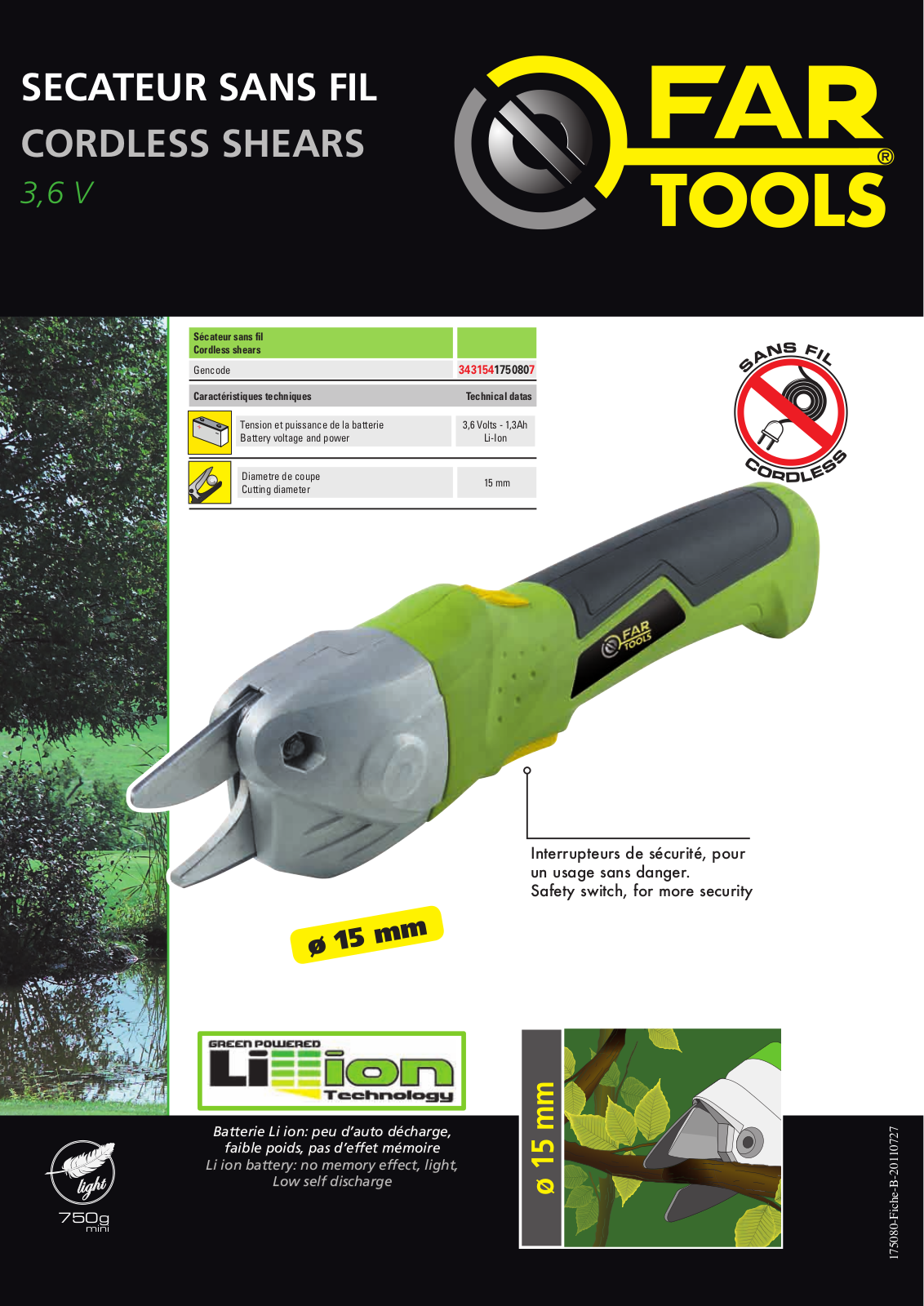 Fartools CB15 User Manual