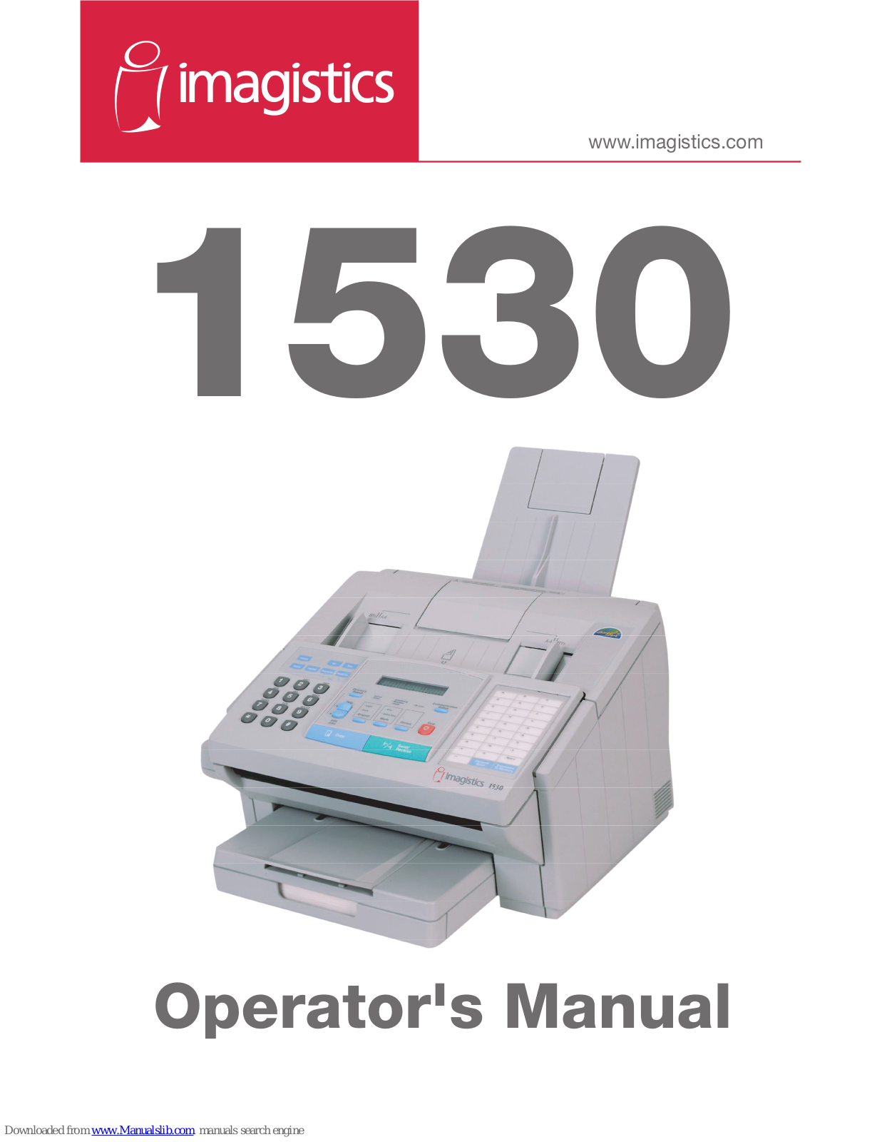 imagistics 1530 Operator's Manual - ManualMachine.com