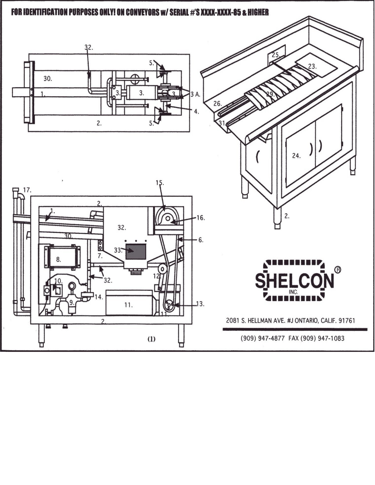 Shelcon STC-25  2-85 or newer Specifications